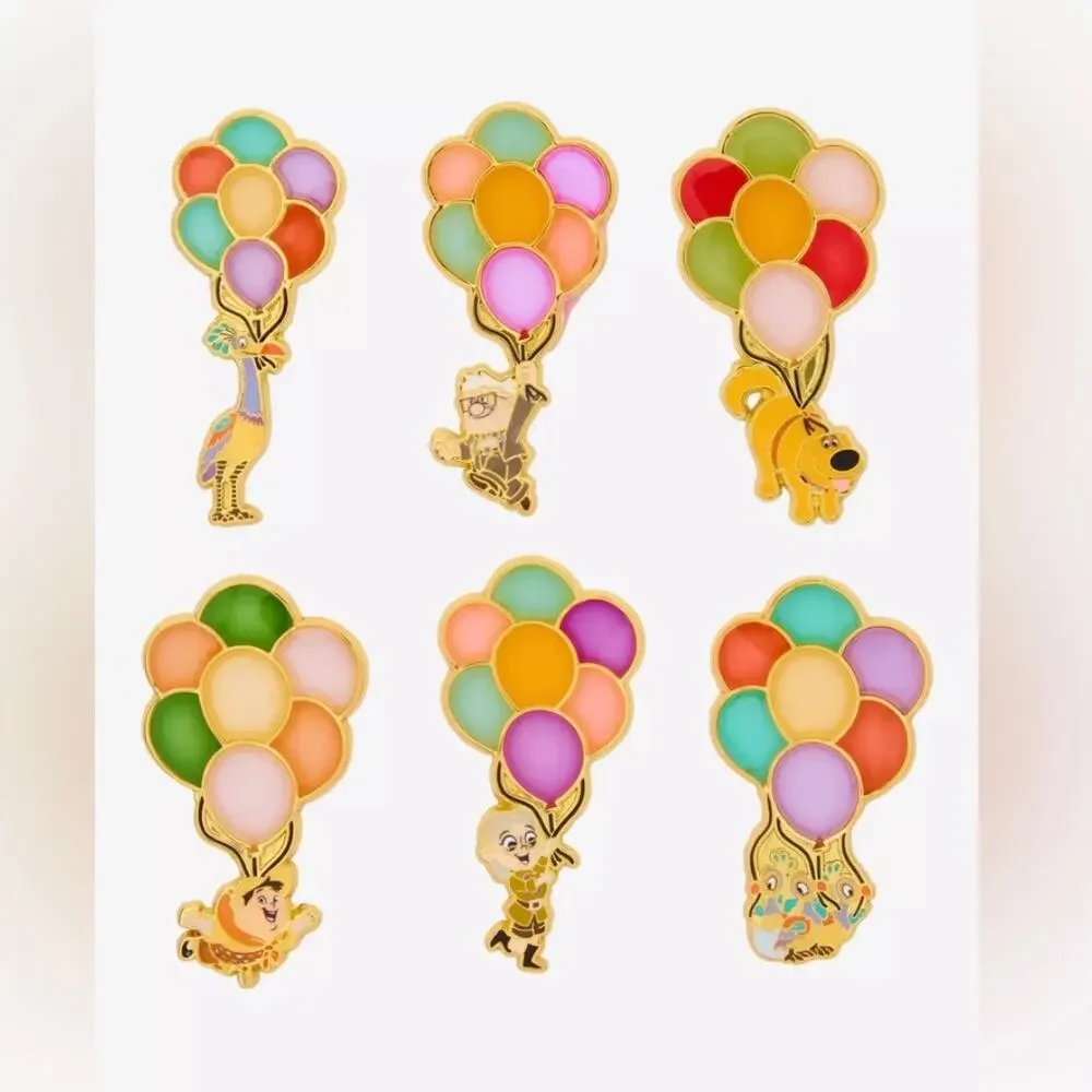 New | Loungefly | Disney Pixar Up Balloon Characters Blind Box Enamel Pin - Picture 2 of 6